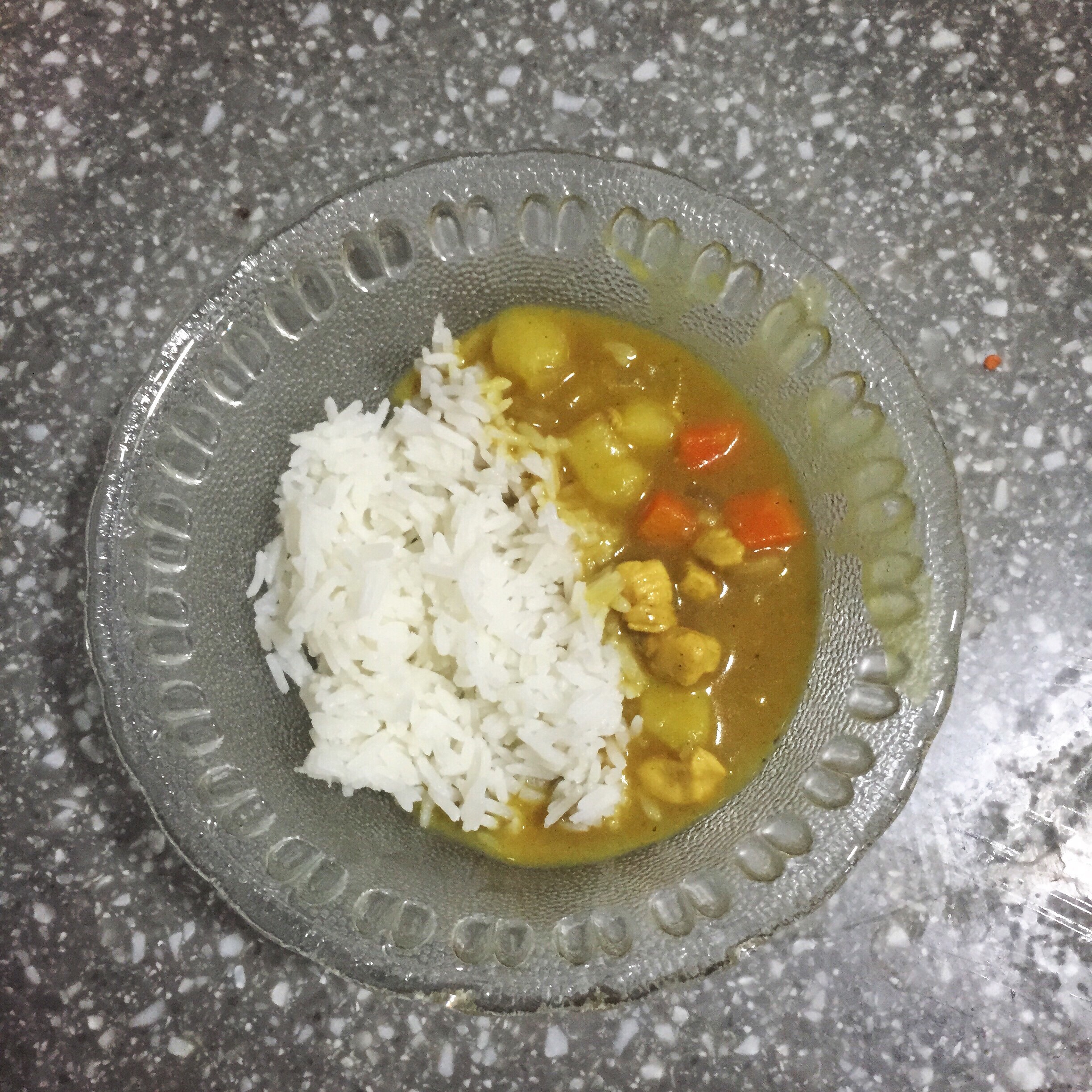 咖喱鸡块饭