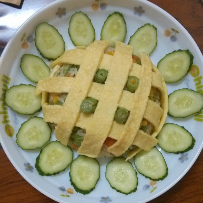向日葵肉丁炒饭