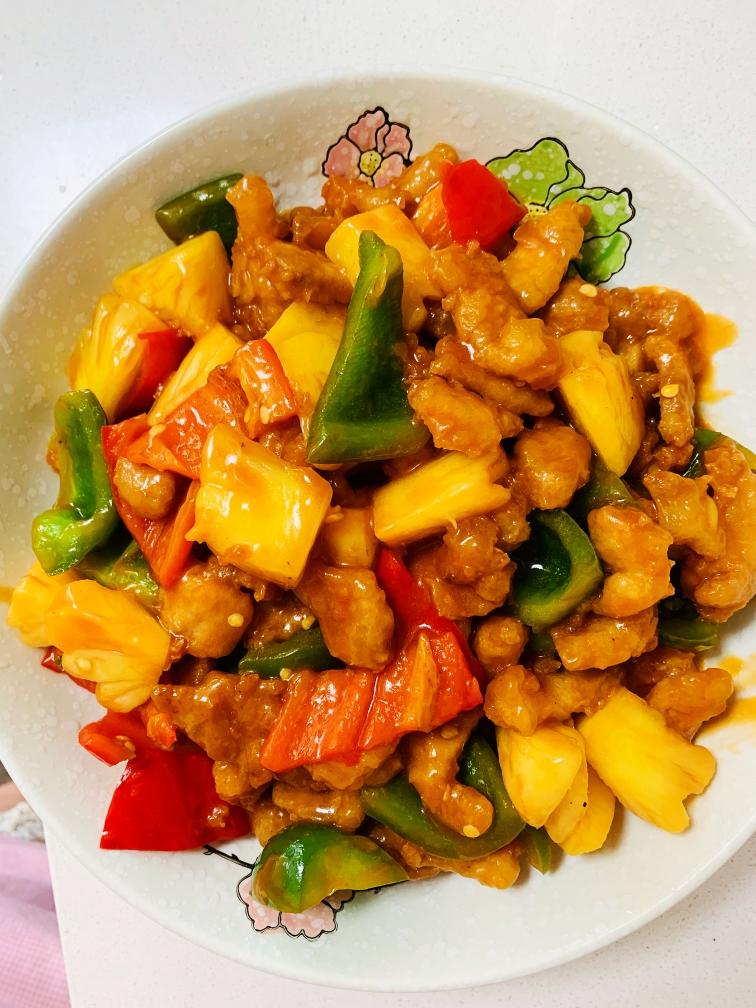 菠萝咕噜肉的做法