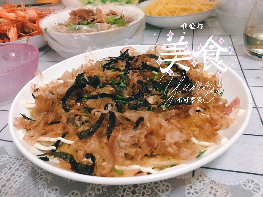 大阪烧 (Okonomiyaki)