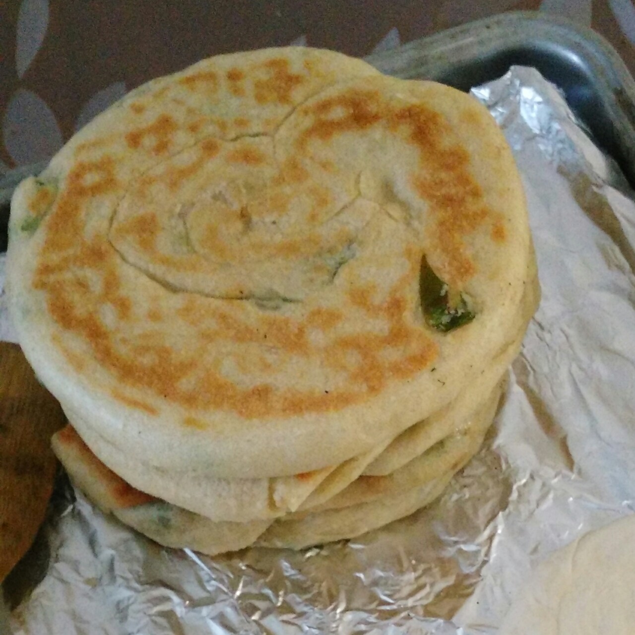 发面葱油酥饼