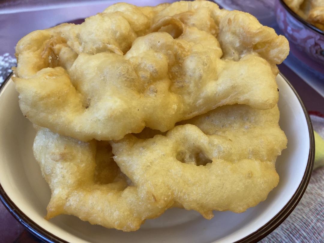 姥姥家的健康炸油饼（不揉面不擀面）