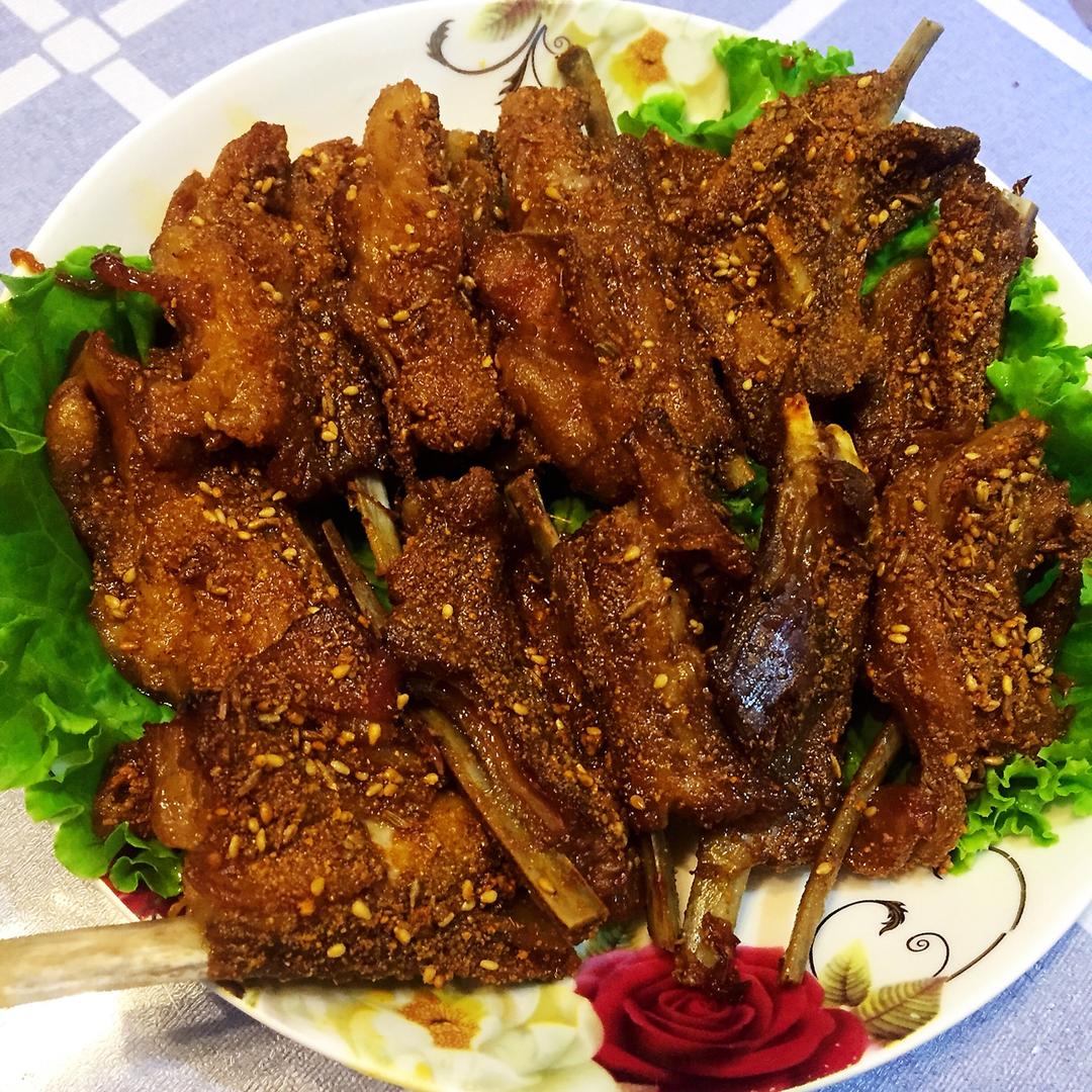 羊妞0616做的酥香烤羊排