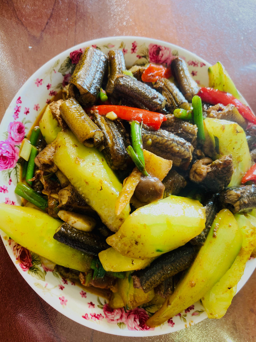 私家黄瓜烧鳝鱼