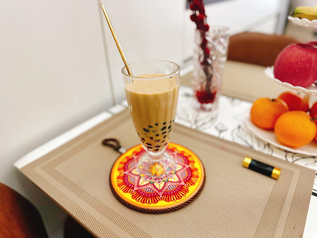 DIY珍珠奶茶🧋🌻