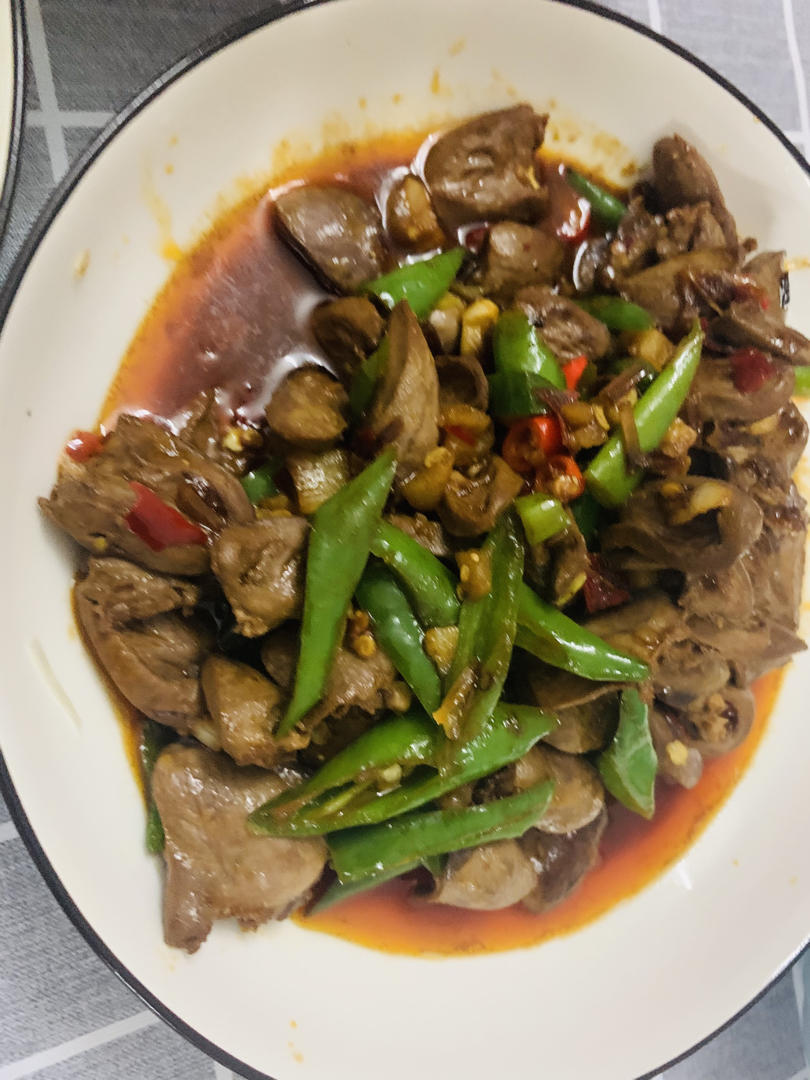 辣炒鸡心