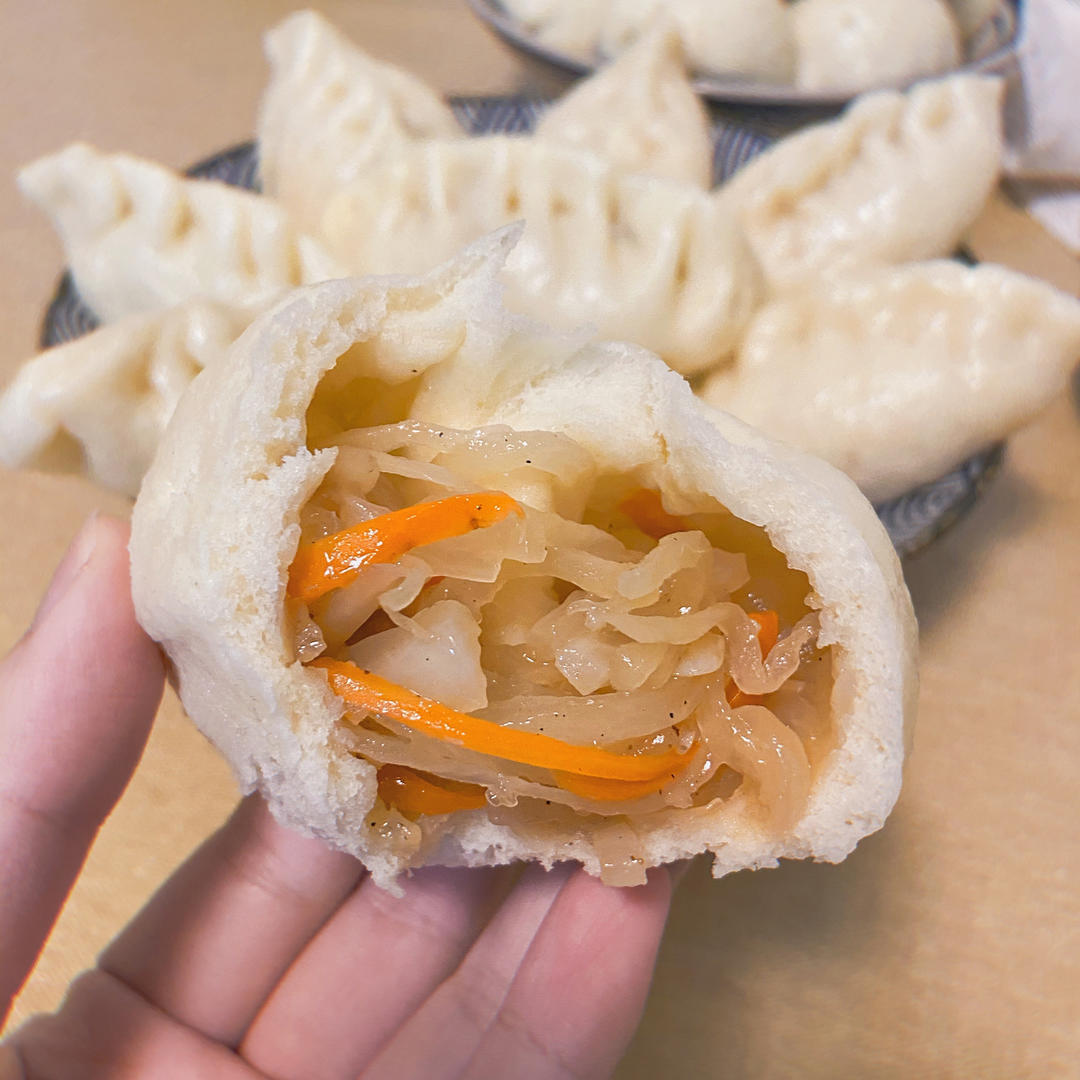 虾皮萝卜丝包子