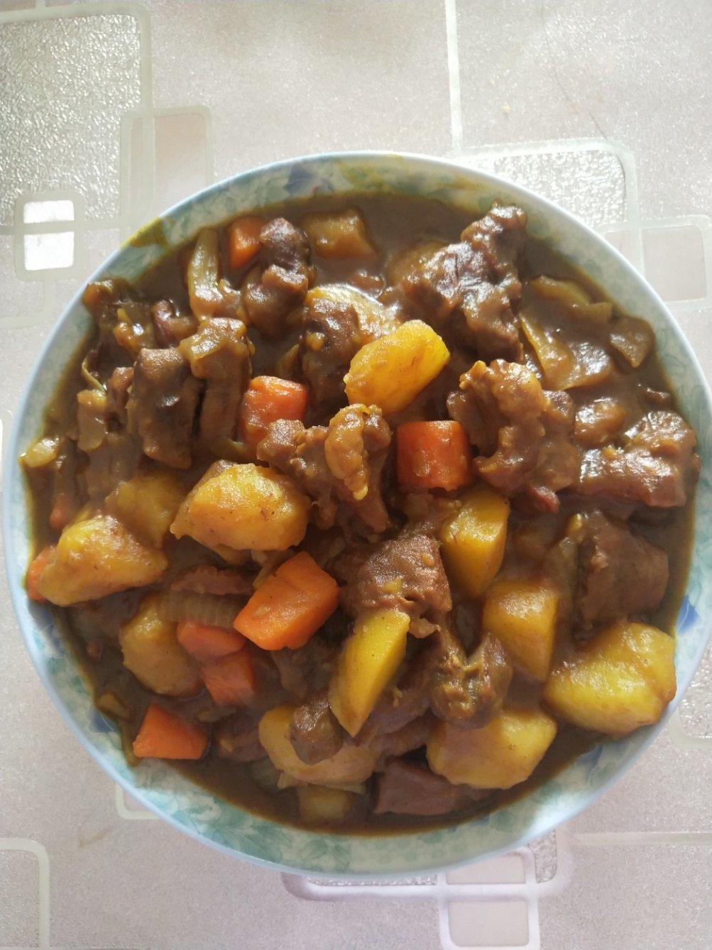 堂妈教你做咖喱牛肉饭