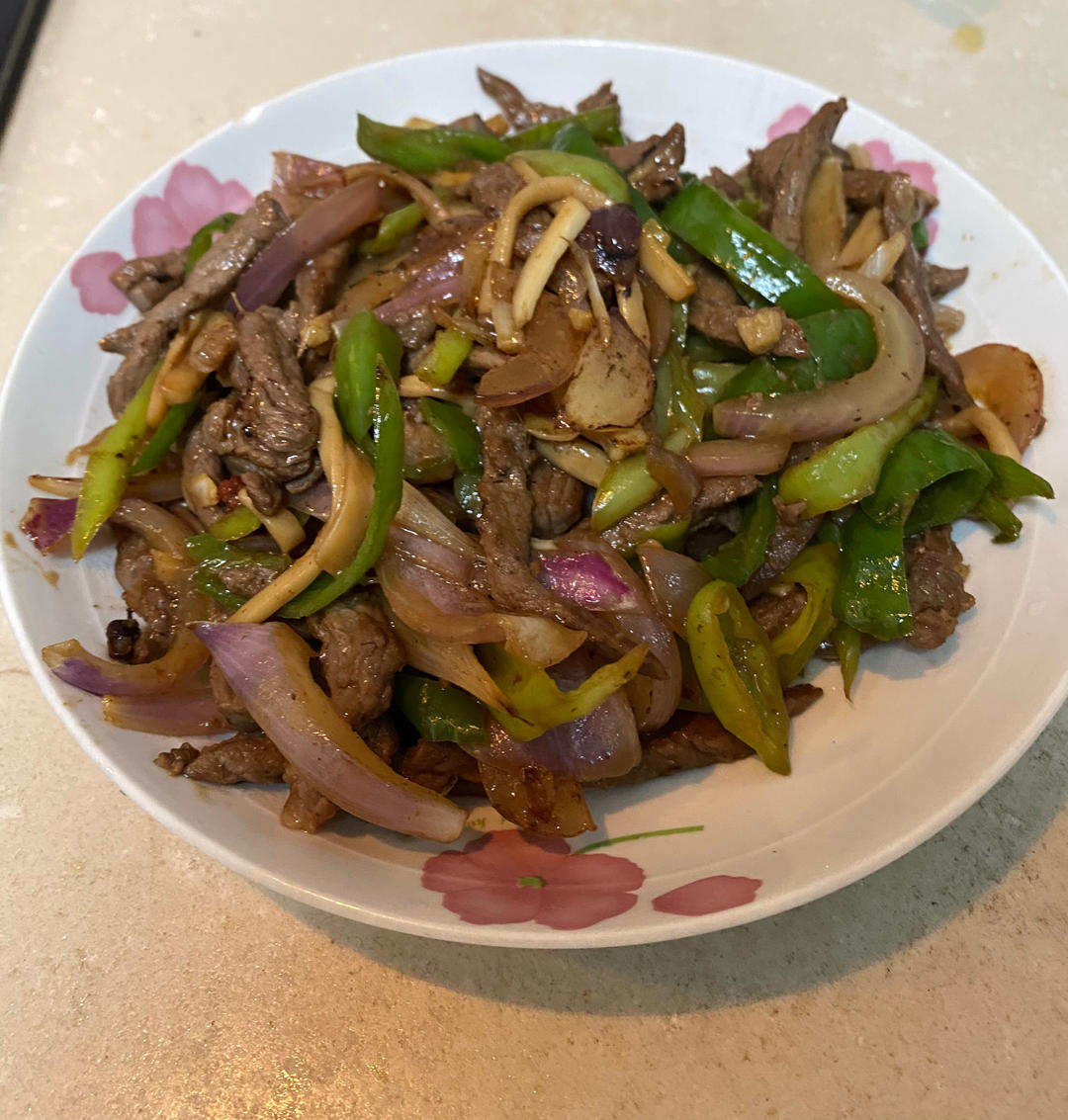 杭椒牛柳黑椒牛柳 终于找到炒出嫩牛肉的办法了 肉片肉丝都适用