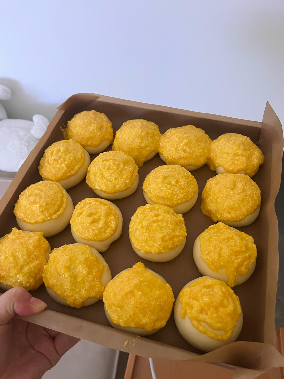 椰蓉面包（不用厨师机也能做面包，附手揉视频）