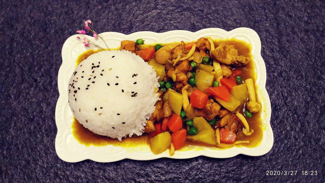 咖喱鸡肉饭