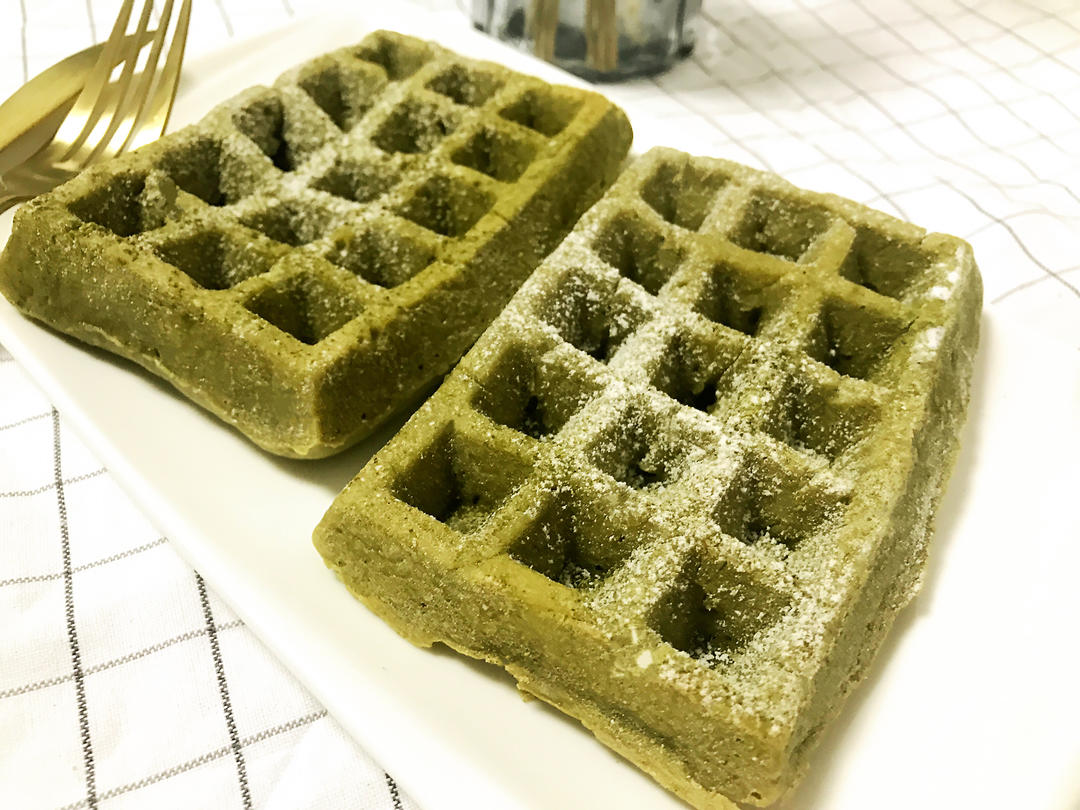 抹茶华夫饼（简易版）的做法