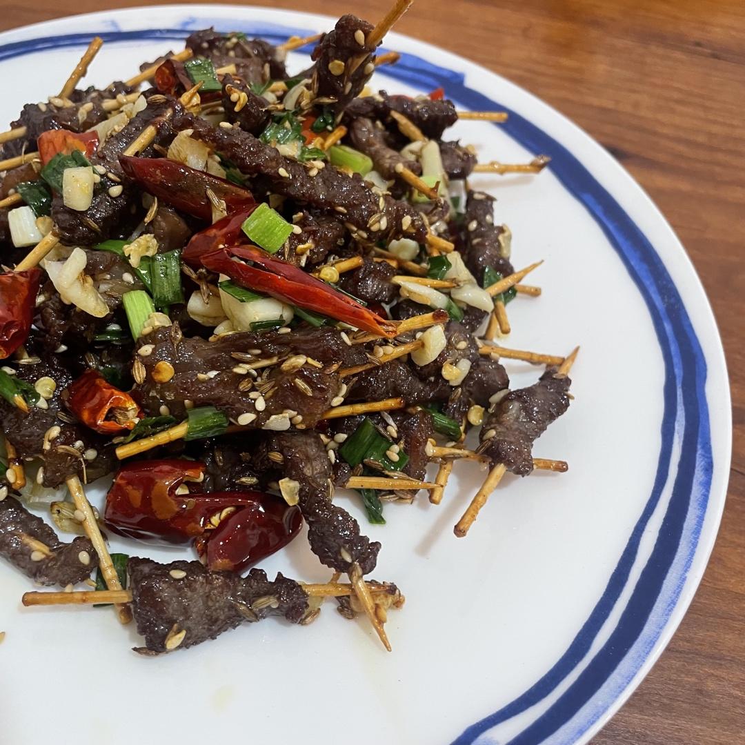 牙签牛肉 道地湖南味