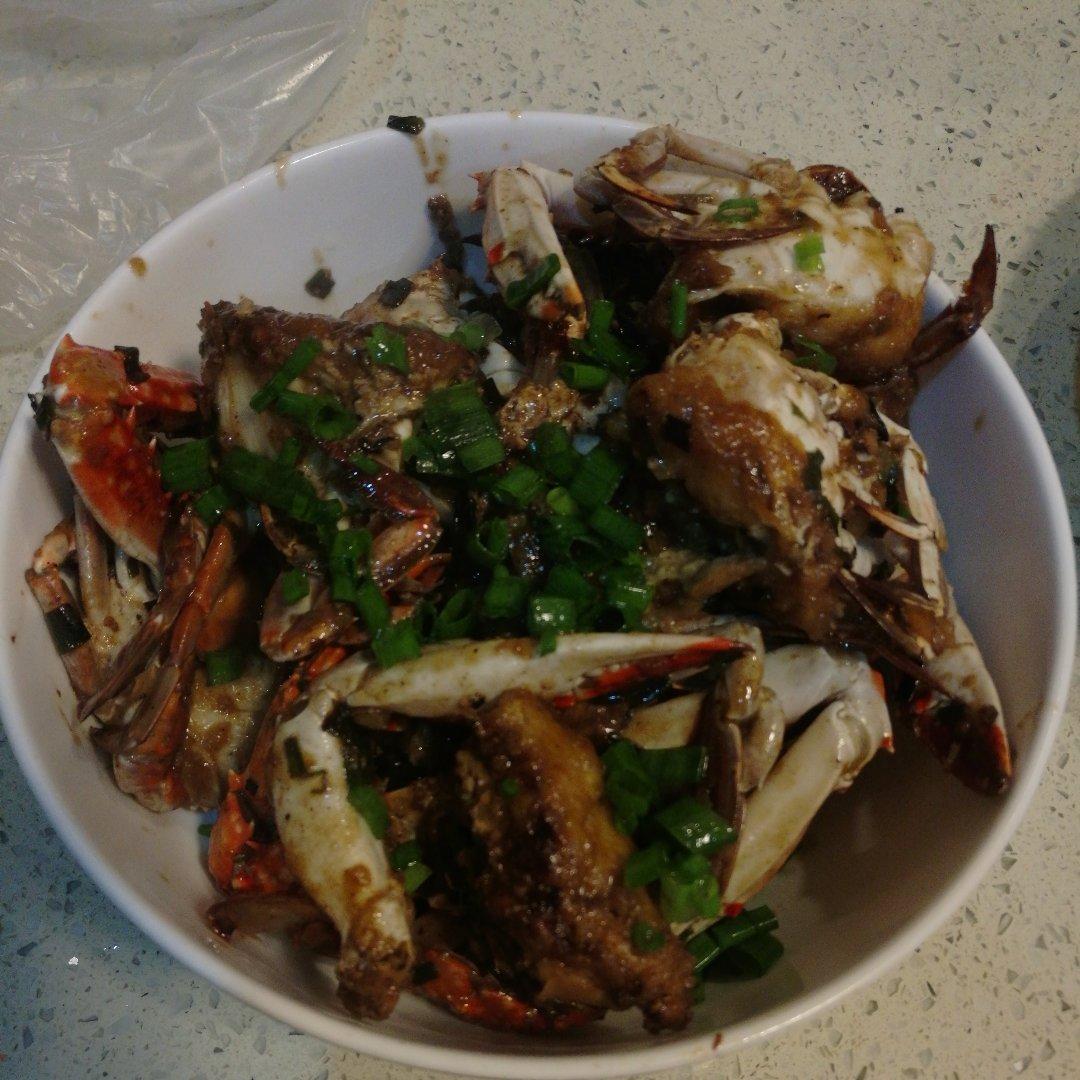 葱姜炒梭子蟹