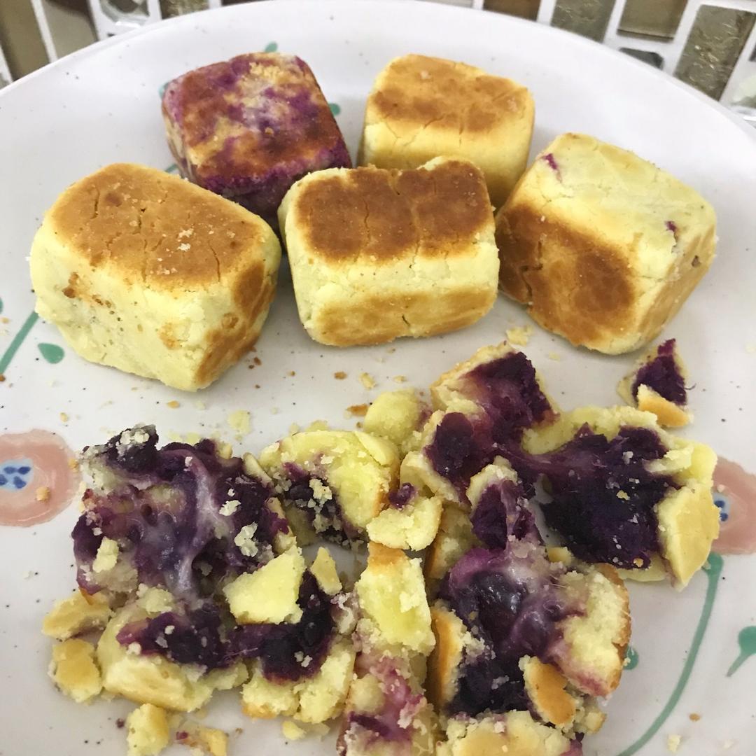 网红紫薯芝士爆浆仙豆糕