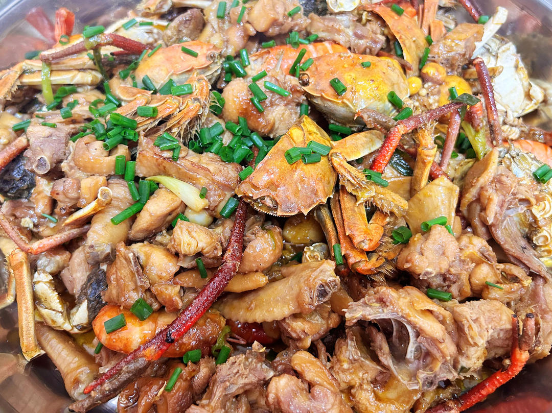 鸡煲蟹