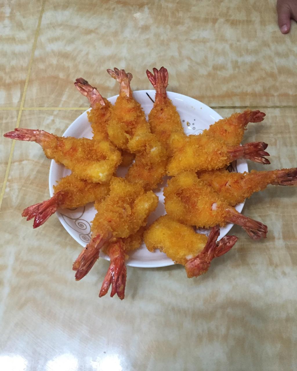 西决_wfcl做的面包糠炸虾