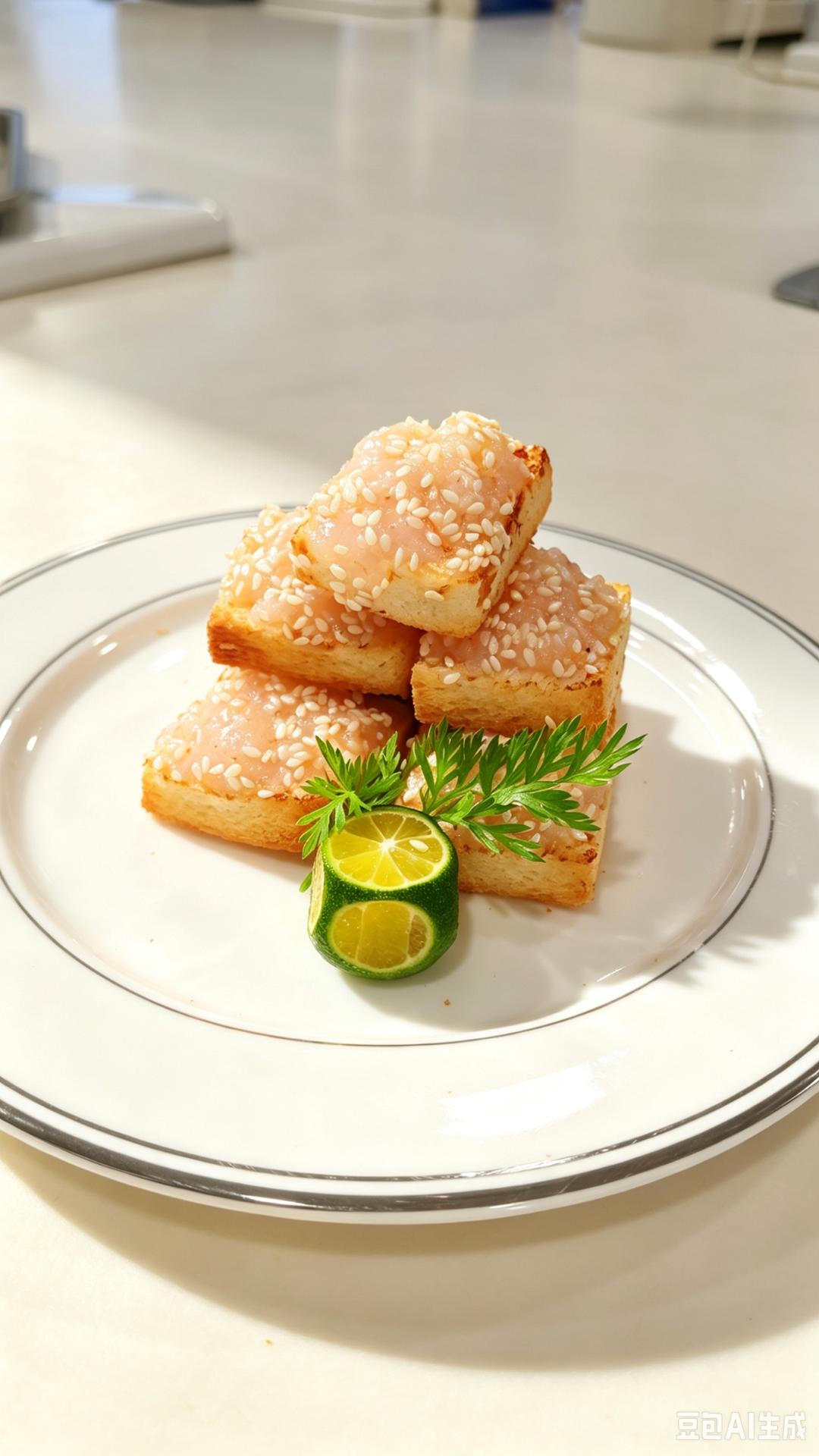 酥脆虾多士｜茶餐厅必点（多功能厨房料理机）