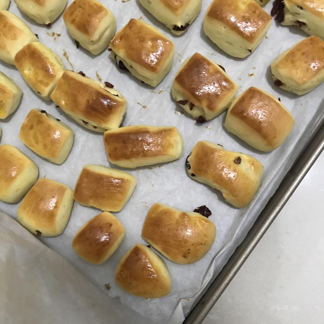 蔓越莓优格小面包块