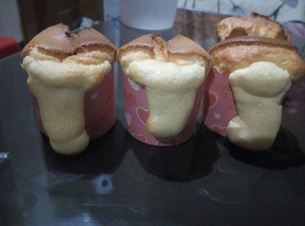 软绵绵戚风纸杯蛋糕