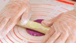 紫薯坚果薄饼 宝宝辅食食谱的做法 步骤8