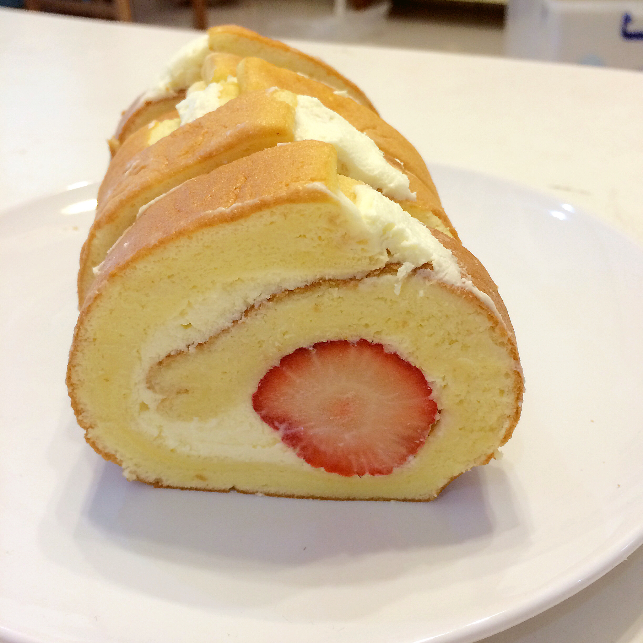 iamyoyo-做的日式抹茶蛋糕卷