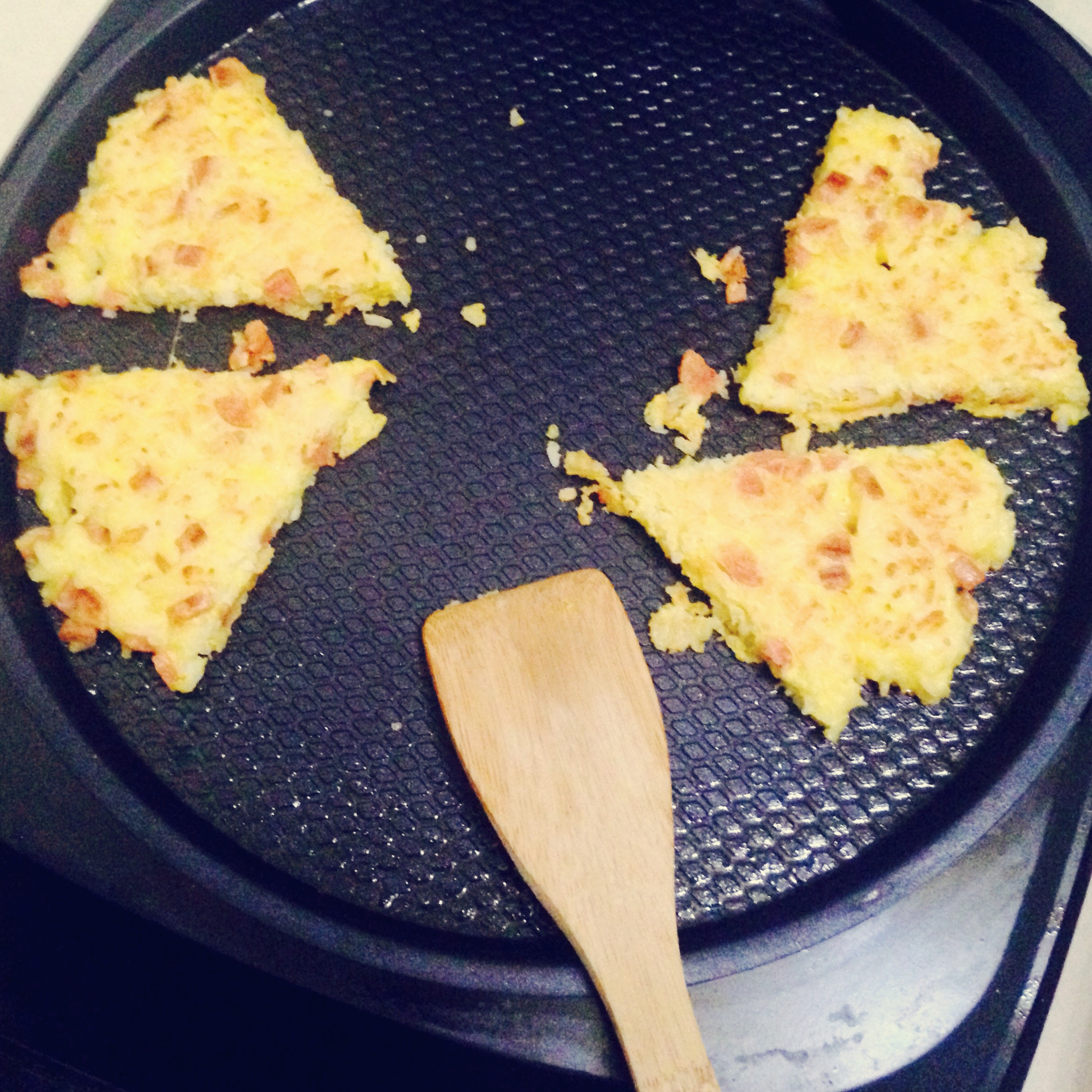 鸡蛋米饭饼——上班族快手早餐