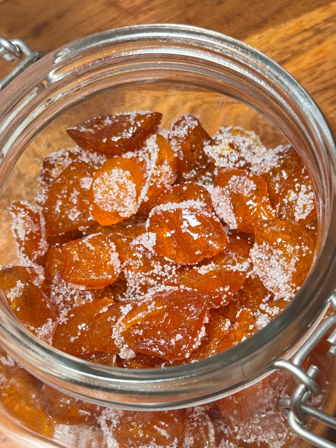 雪花金桔🍊蜜饯｜外皮Q韧、内有溏心的小金桔