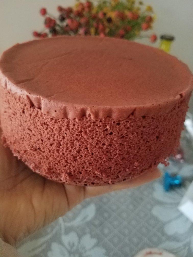 暖心红丝绒蛋糕［6寸绵软戚风版 ］