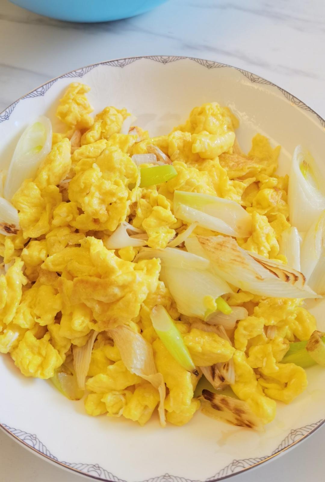 大葱炒鸡蛋