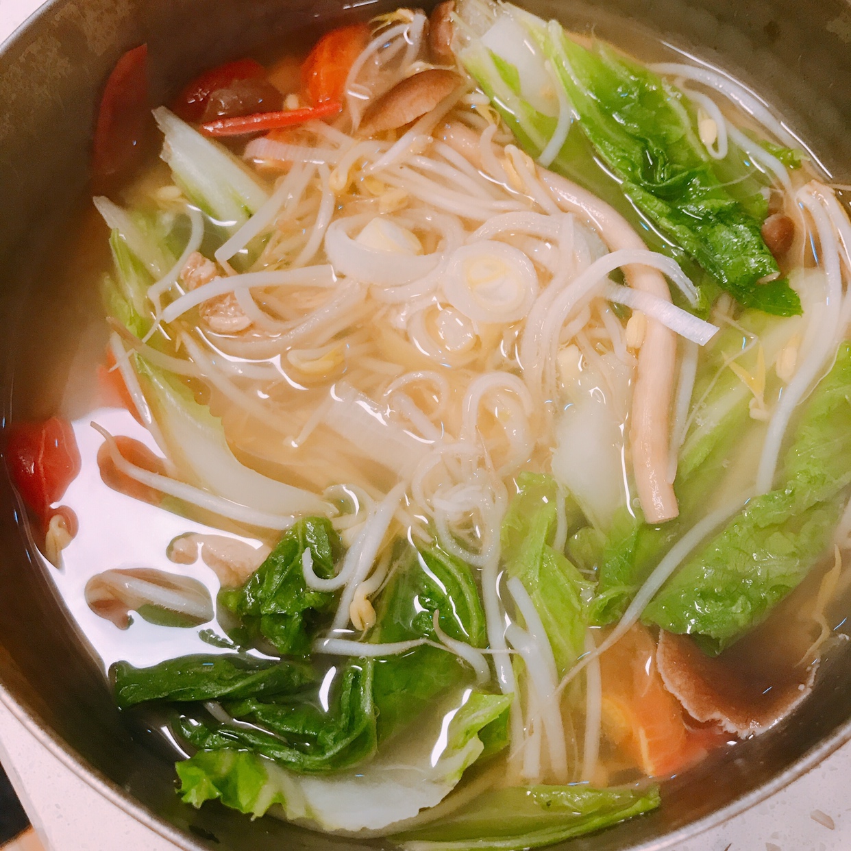 减脂快手蔬菜汤的做法