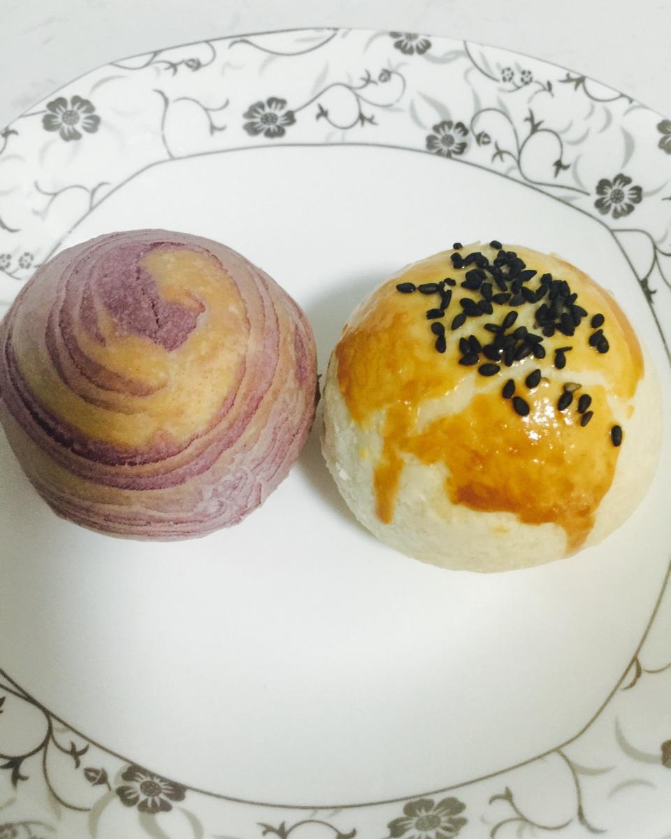 做好吃又好看的蛋黄酥（抹茶/紫薯/原味，多图，更多文字，知识帖）