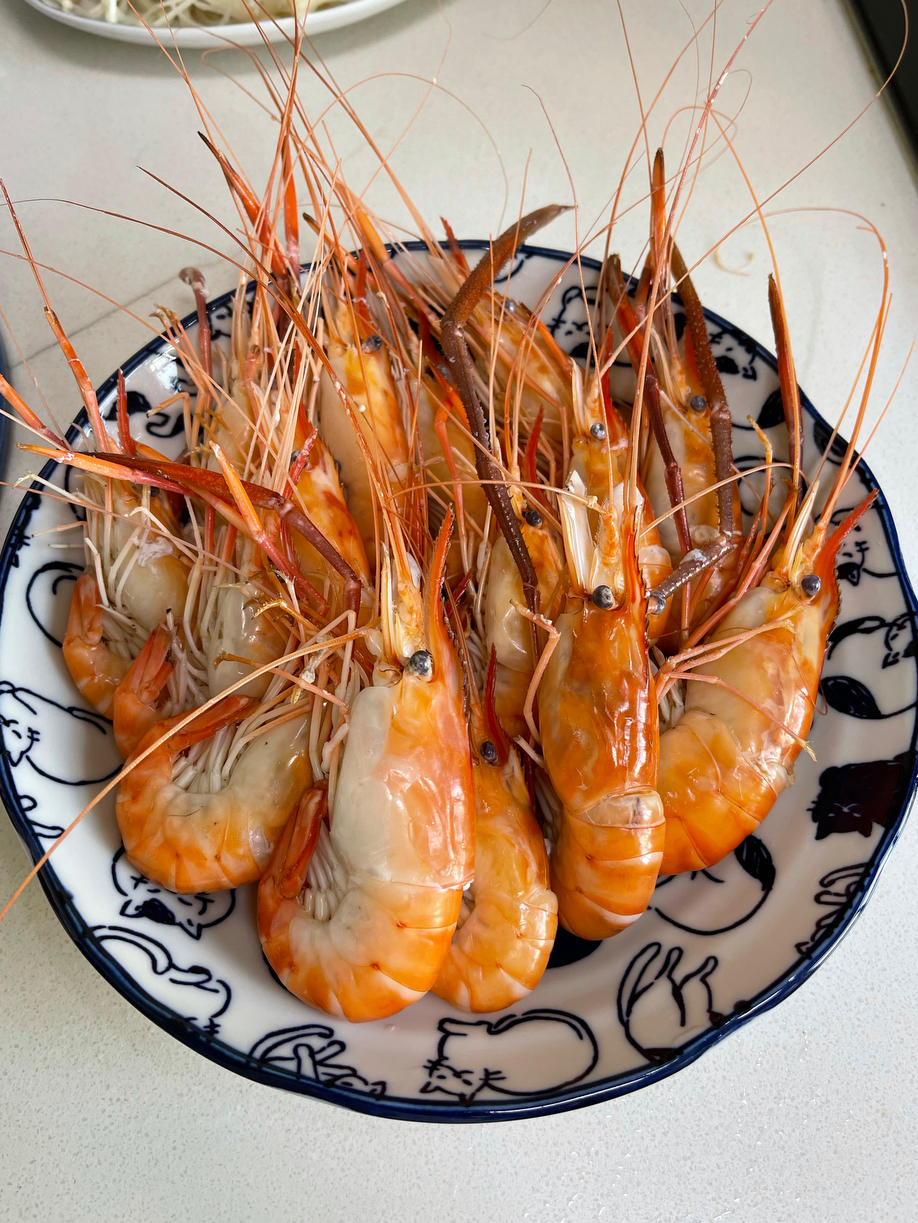 🦐白灼基围虾——怎么做白灼虾最好吃