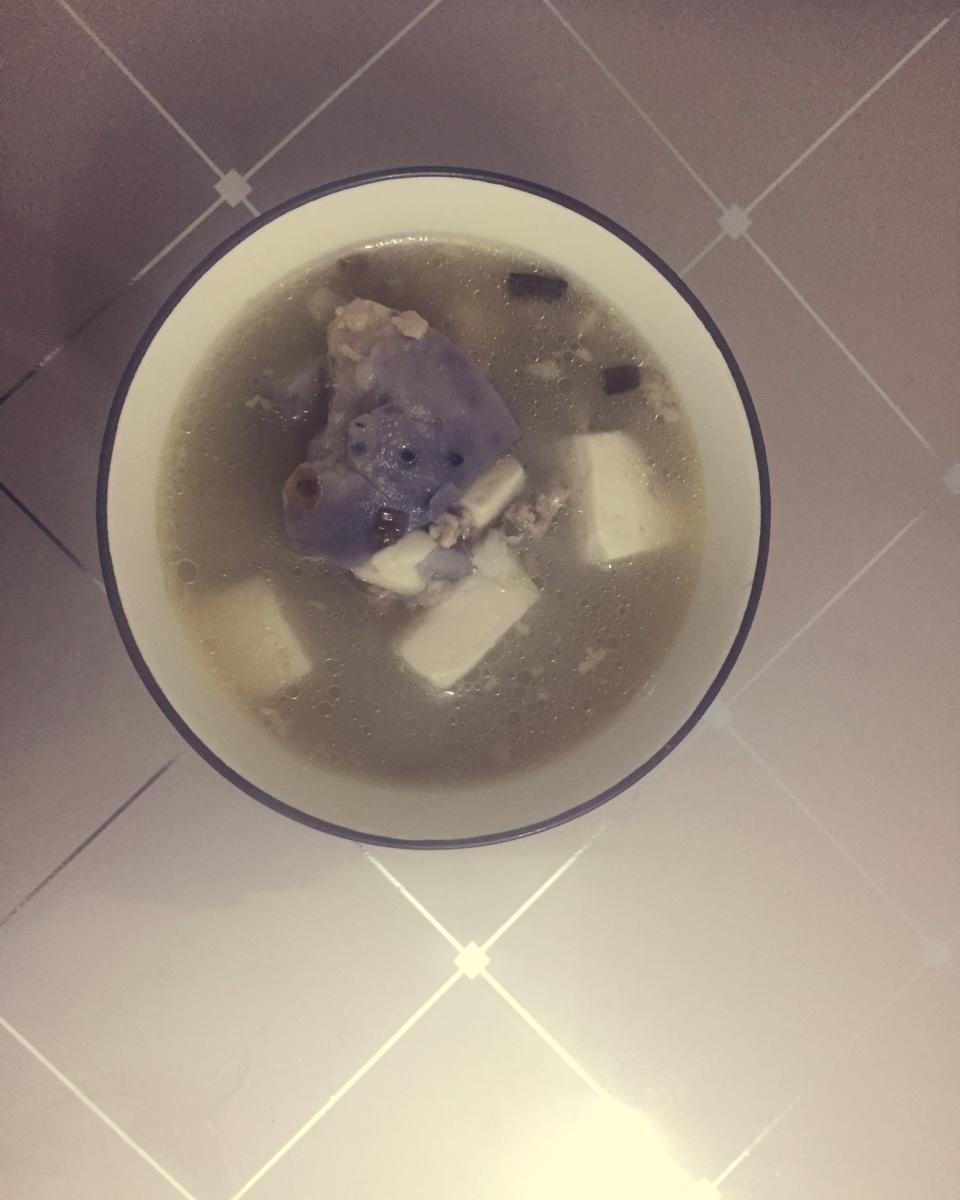 芋艿肉末豆腐羹