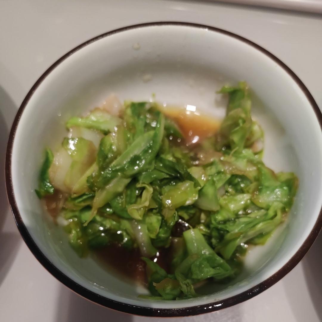 炒莲花白（卷心菜）