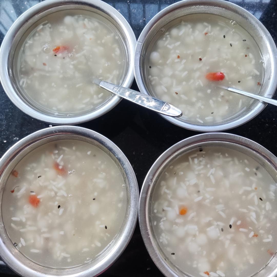 桂花酒酿圆子，自己做的圆子才好吃