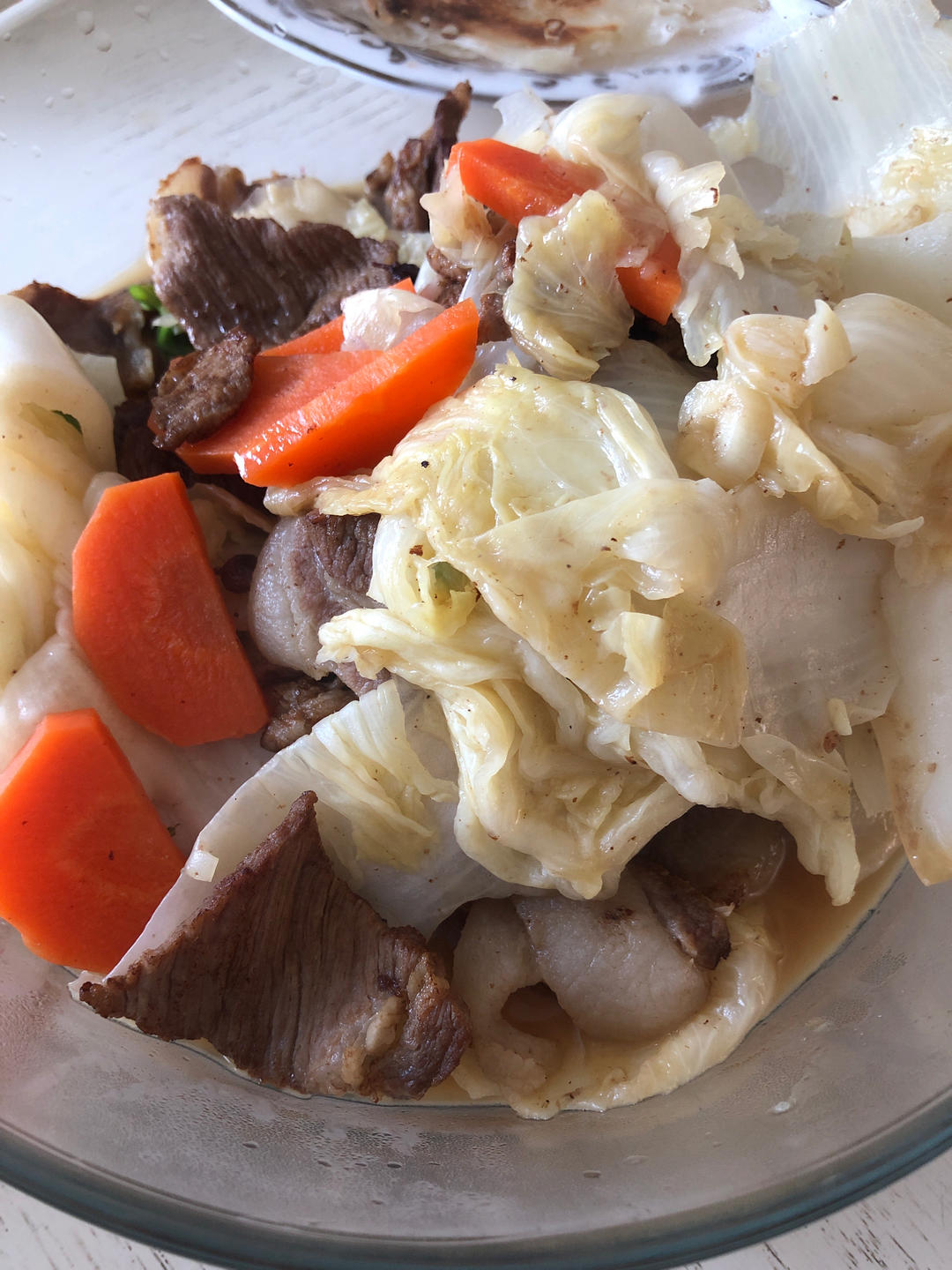 大白菜炒肉片