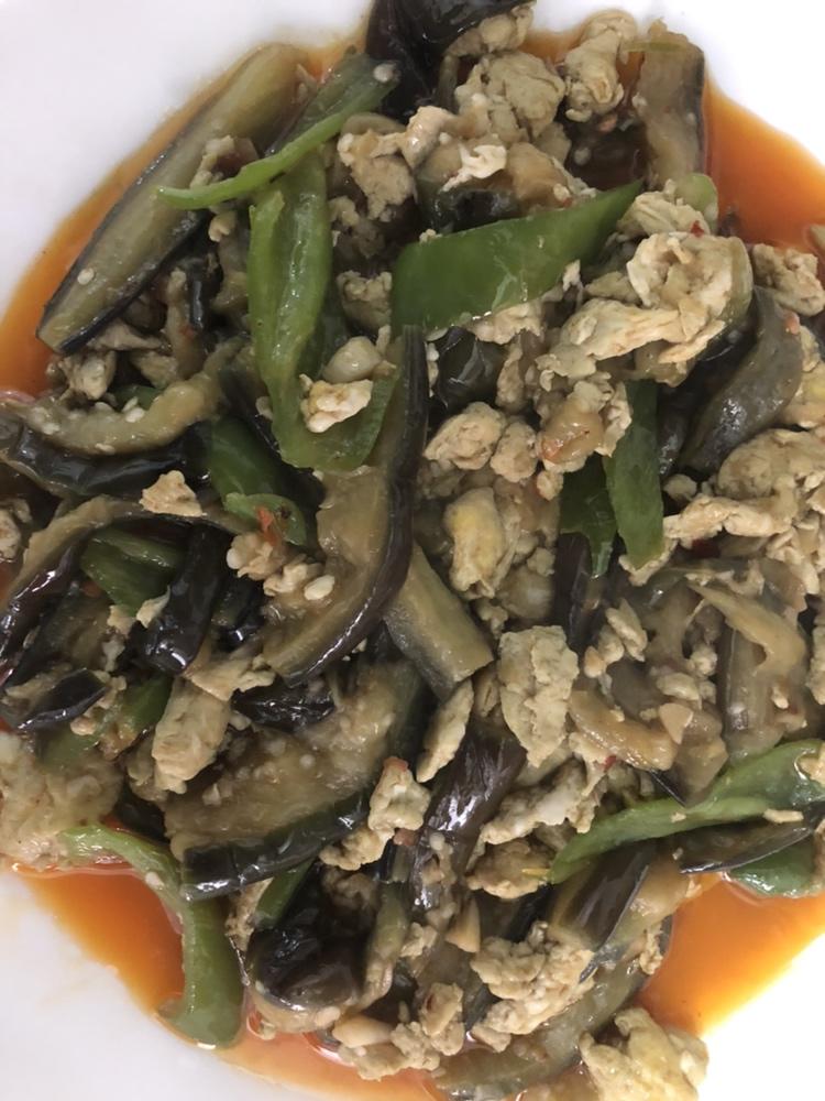 茄子炒鸡蛋的做法