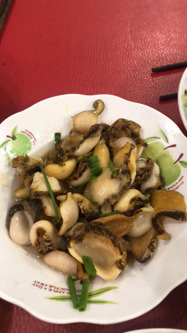 葱油鲍鱼片