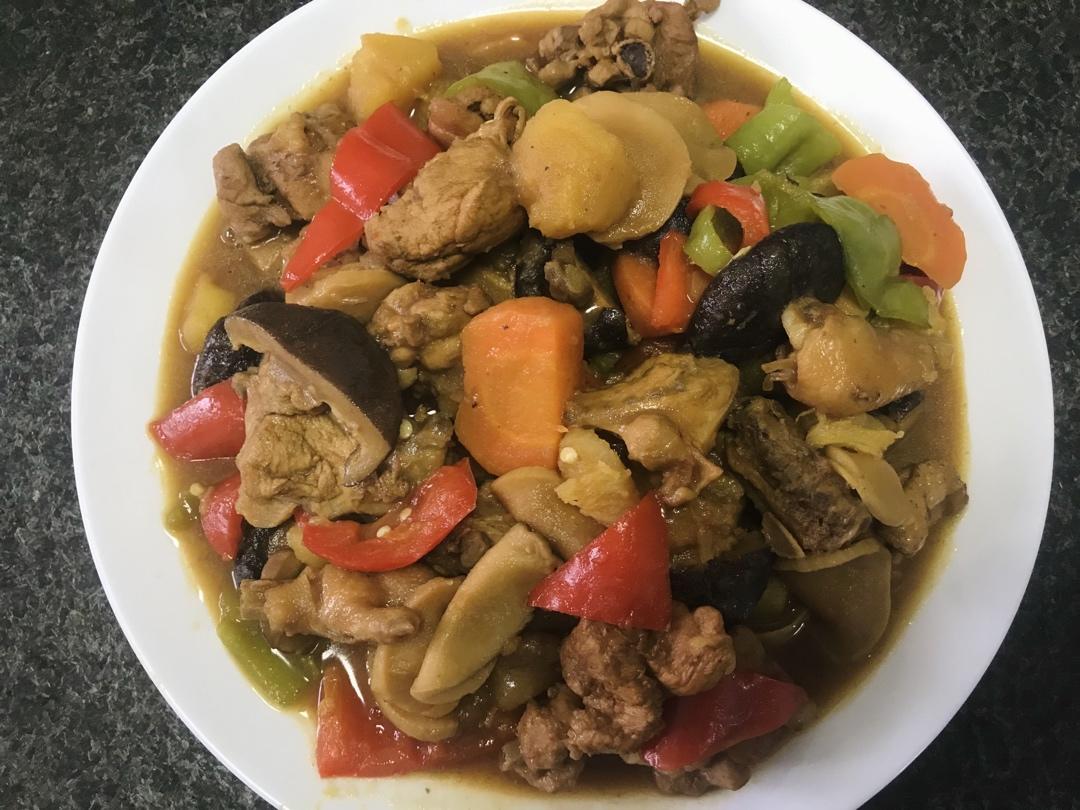 红烧土豆炖鸡块（鸡腿）