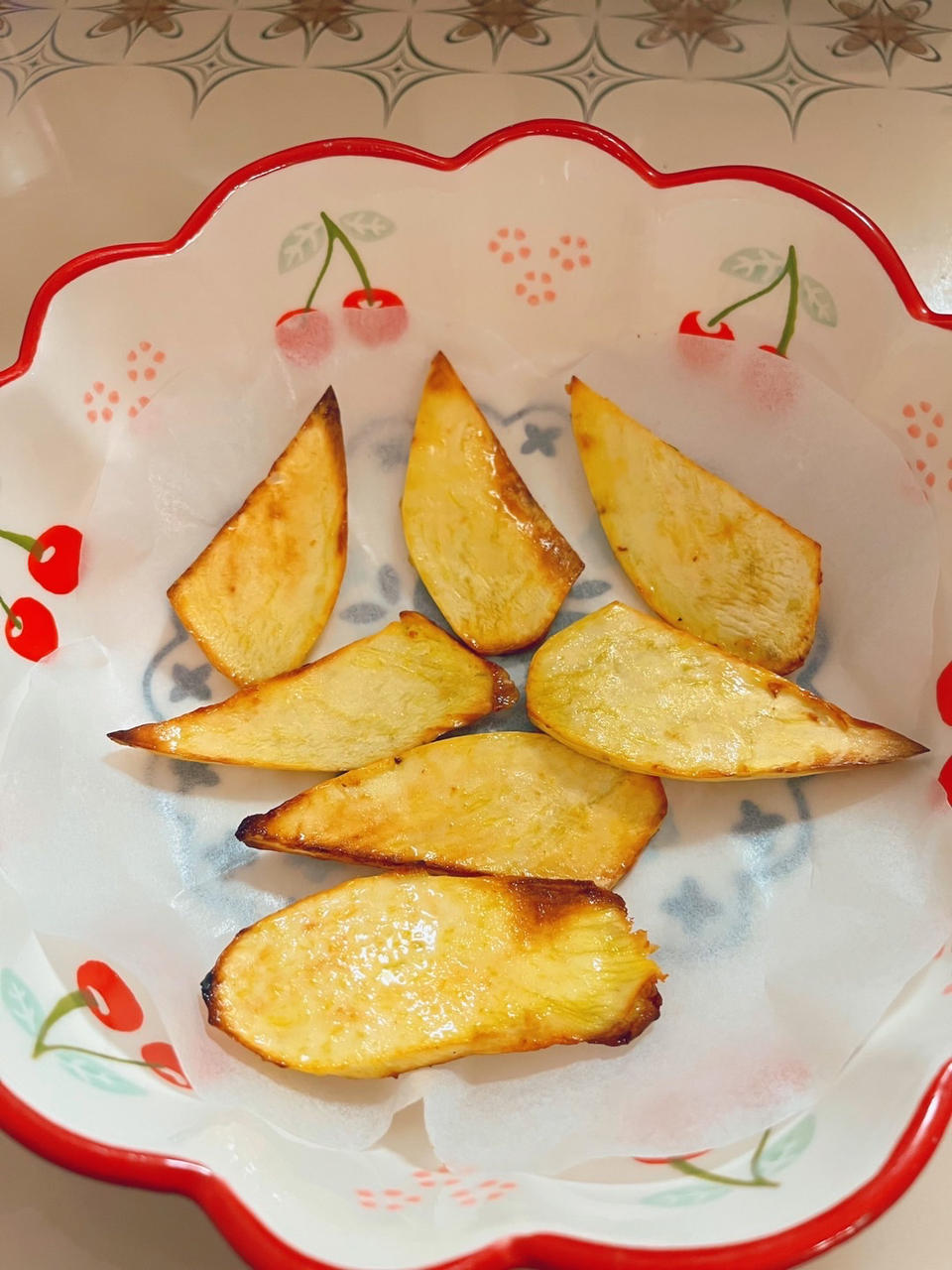 软糯香甜的烤红薯片|空气炸锅版