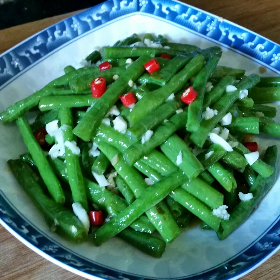 蒜泥豇豆