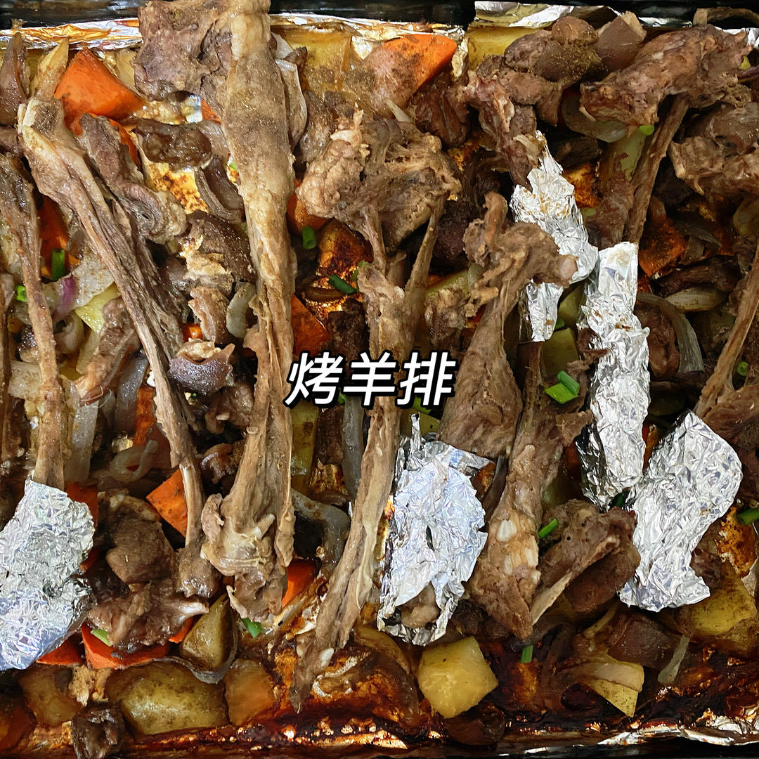 超好吃的烤羊排烤箱版