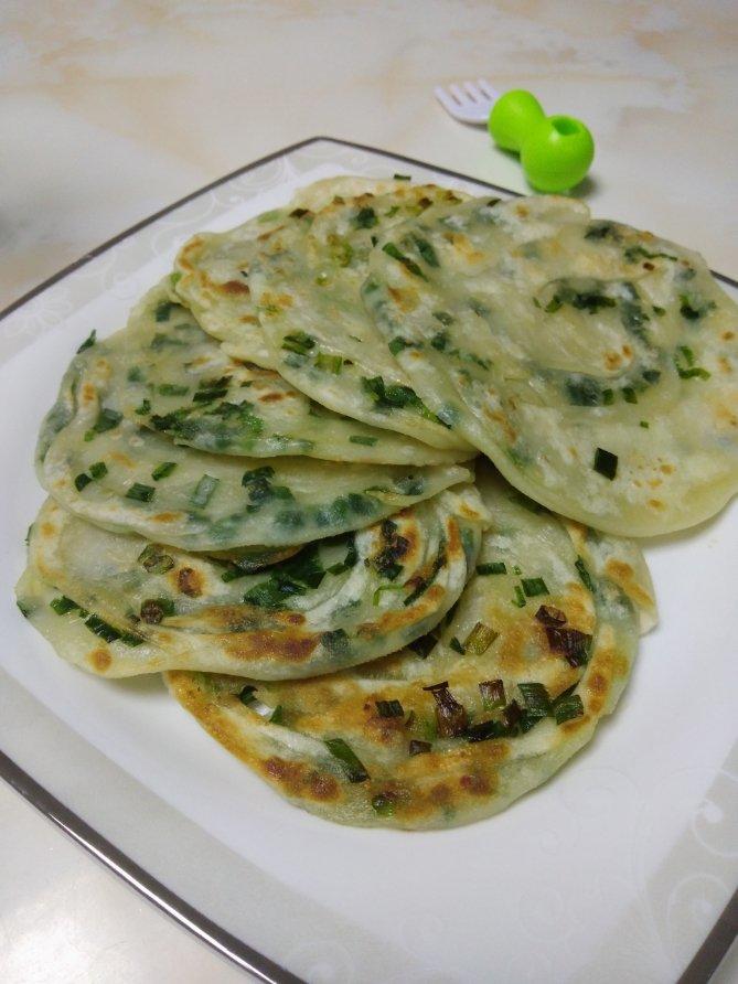 饺子皮葱油饼