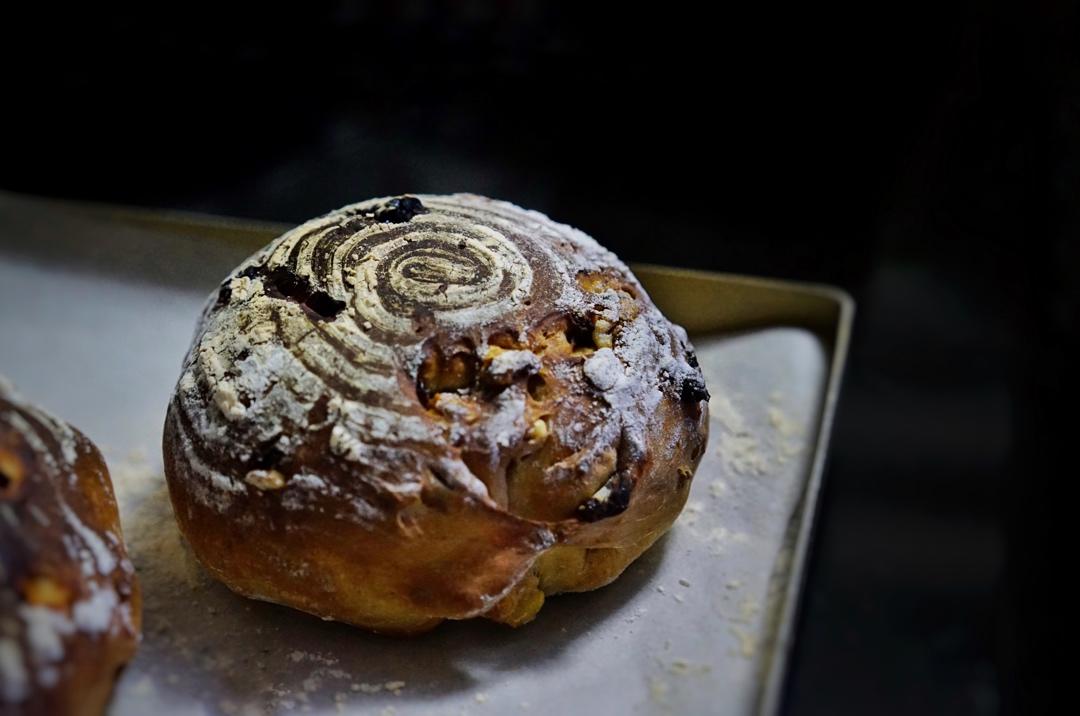 黑啤核桃欧包（免揉）