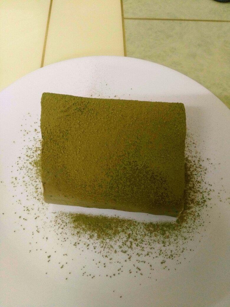 网红食谱│抹茶毛巾卷