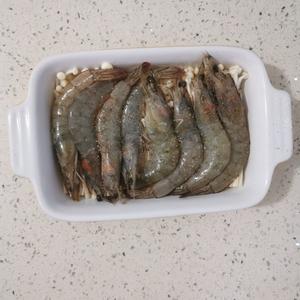 ☀︎椒盐烤虾～超简单懒人版烤箱菜、减脂餐的做法 步骤4