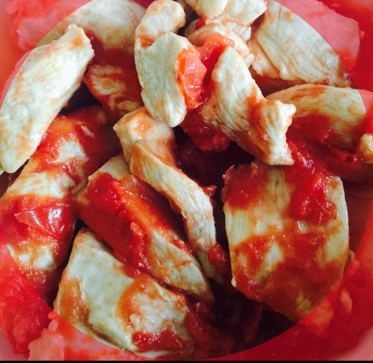 无油番茄煎鸡胸肉