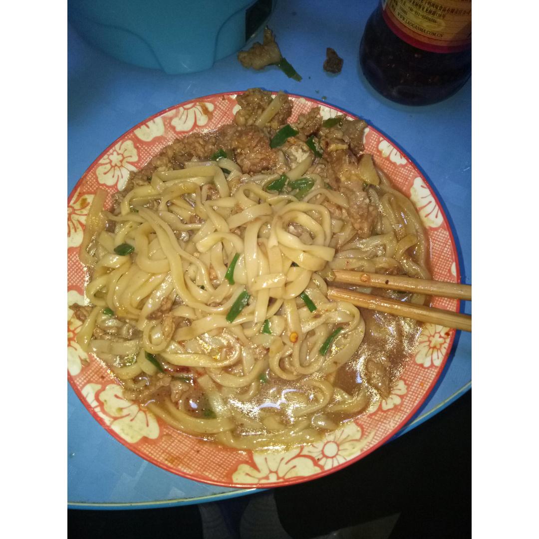 葱香肉沫面