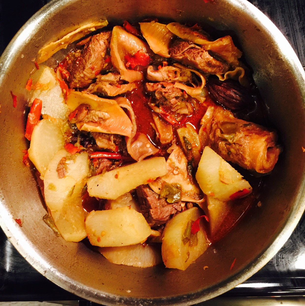 川味红油萝卜炖牛肉